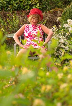 Mature NL invite you to explore xxx pics featuring pleasant damsel in sex with dildo scene